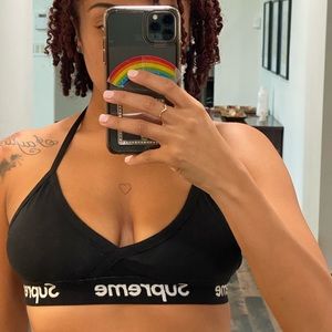 RECONSTRUCTED SUPREME BRA TOP